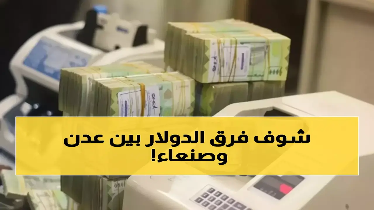 فوارق سعر الصرف بين عدن وصنعاء تكلف المواطن 1042 ريالاً إضافياً للدولار